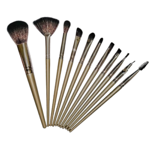 11 Pieces Soft Fluffy Makeup Brush Set - Cosmetics Brush Set - Makeup Brush Kit - Blush and Powder Brushes - Makeup Brushes for Foundation - Without Box