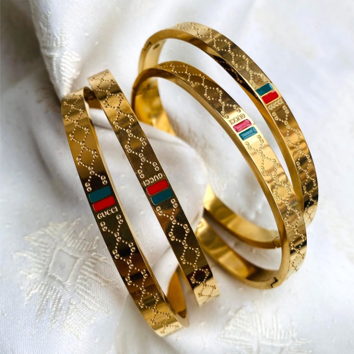 Gucci Trending Korean Bangle - Jewelry Product Designed For Wrist Wear And Daily Ornament Routine (SKU: QWJ-203) - Image 3