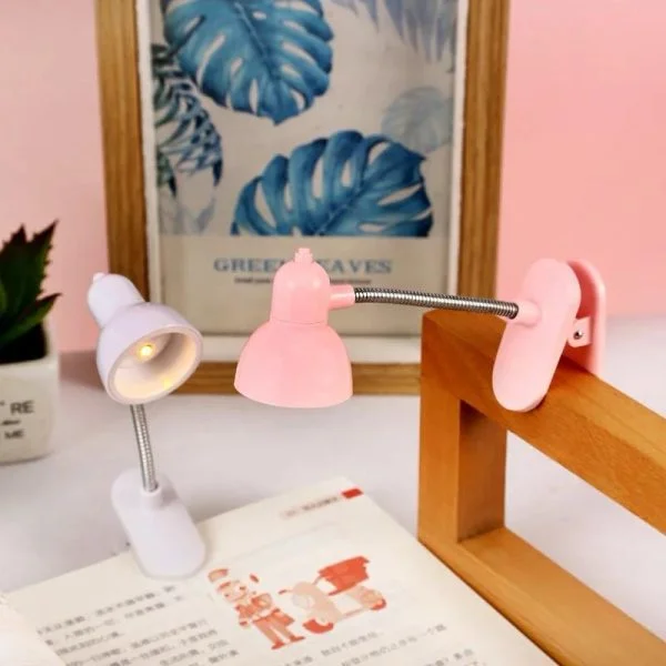 Mini Book Light with Clip – Portable LED Reading Lamp, Travel Bedroom Night Light, Eye Protection (Random Color) - Image 2