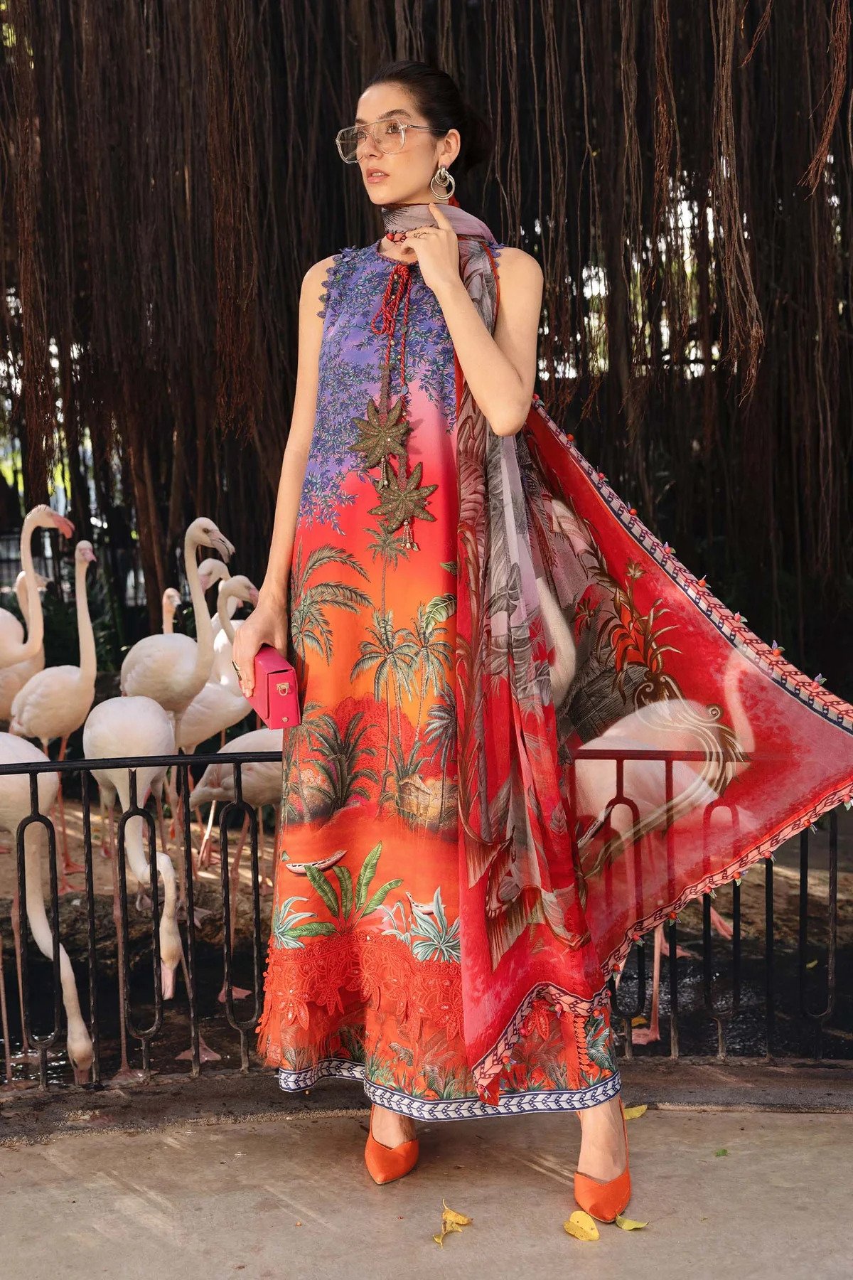 Elegant Embroidered Lawn 3 Piece Unstitched Suit with Chiffon Dupatta MBL-MPT-2907-B-26 – Summer Collection 2026 - Image 4
