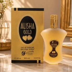 Hunaidi Perfumes Alisha Gold Eau De Perfume Natural Spray (100ml)