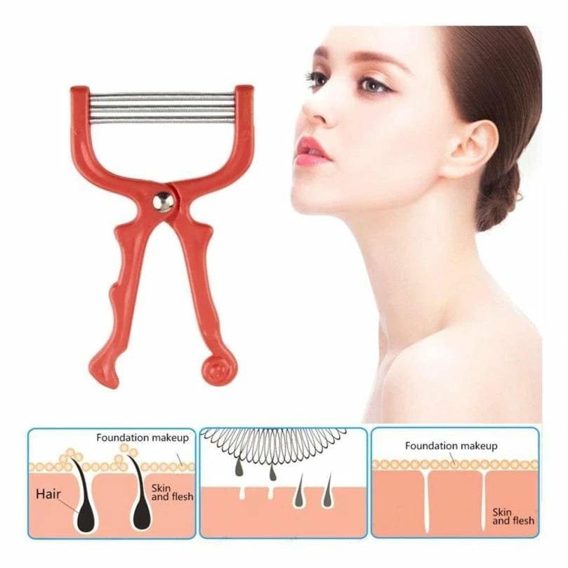 Face Hair Remover Epilator – Handheld Spring Face EpiRoller for Facial Hair Removal - Image 2