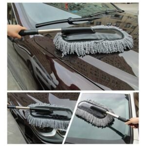 Extendable Car Duster Cleaning Mop Durable Lightweight Scratch Free Microfiber Practical Choice For Vehicle Interior And Exterior Cleaning