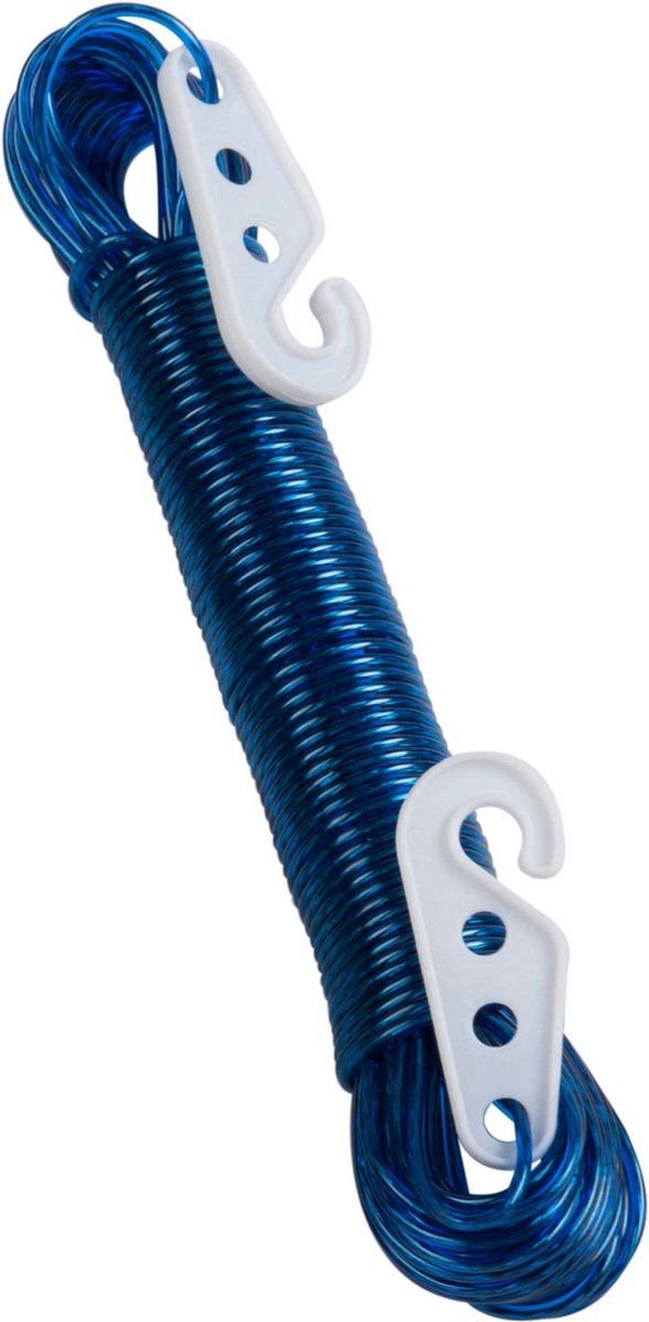 20M PVC Coated Metal Laundry Rope with Tensioner – Strong Outdoor Clothesline Wire (Random Color) - Image 3