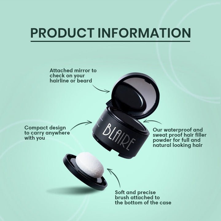 BLAIRE Hair Filler Powder – Instant Root & Thinning Hair Concealer - Image 4