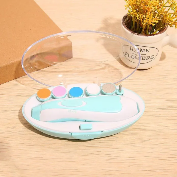Baby electric nail clipper nail cutter manicure & Pedicure 0m+ | Baby nail trimmer - Image 3