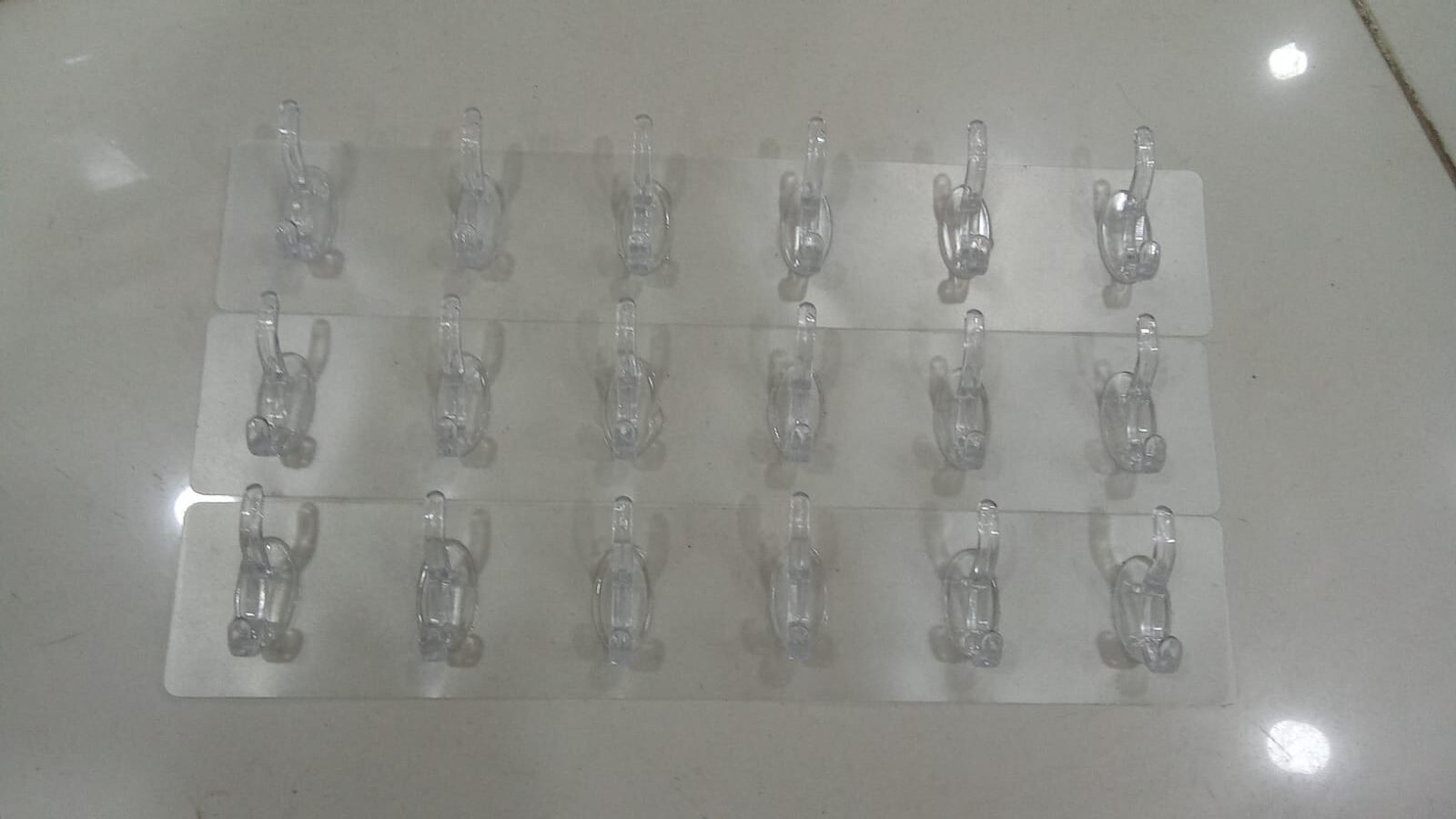 Seamless Heavy Duty Sticky Hooks | Double-Sided Adhesive | Transparent Waterproof Wall Hangers | Bathroom & Kitchen - Image 5