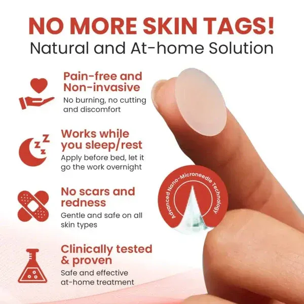 DermaSmooth Skin Tag Remover Patch – Fast, Safe, And Painless Skin Tag And Mole Removal Solution With No Scarring Or Pigmentation - Image 3