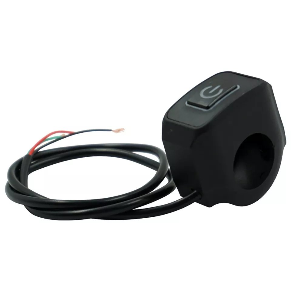 Motorcycle On Off LED Switch Push Button Handlebar Mount | Random Color - Image 3