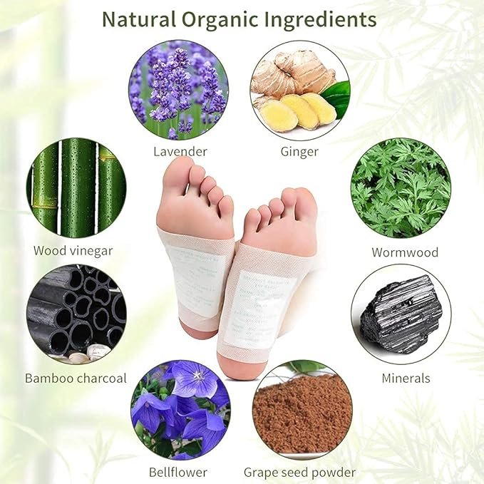 Kiyome Kinoki Detox 10 Pcs Foot Pads – Pain-Free Cleansing Patches for Night Detox, Stress Relief & Body Toxin Removal – Improves Circulation & Vital Organ Support - Image 4
