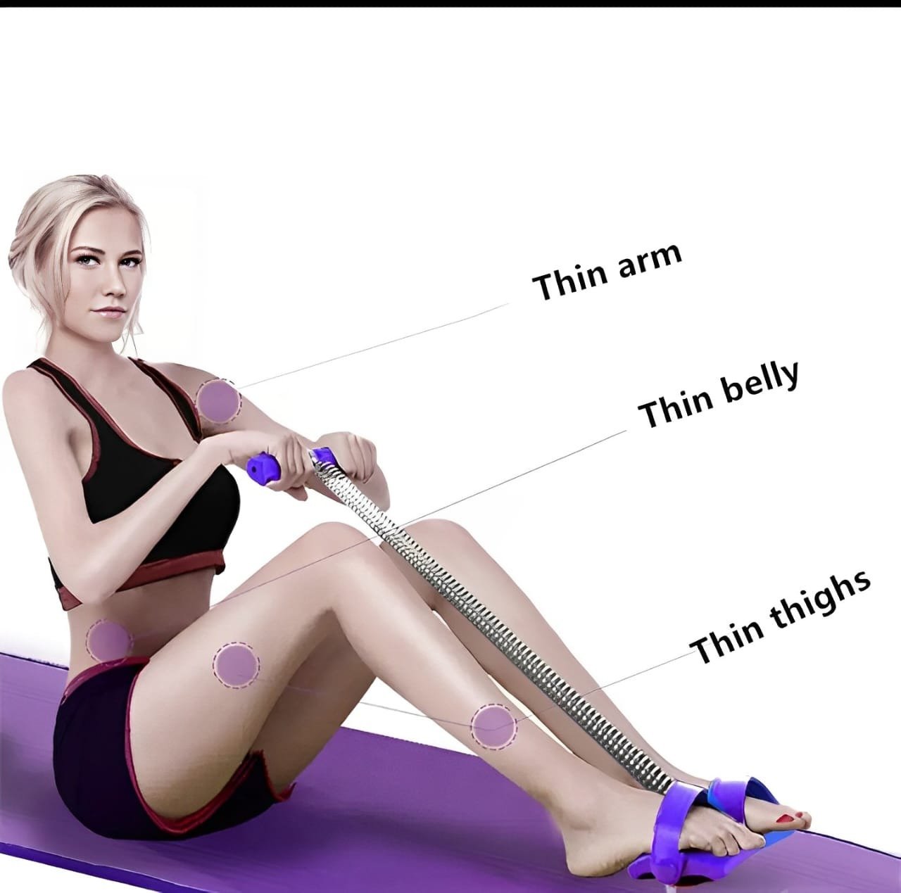 Tummy Trimmer Spring Bally Fat Burner | Home Gym Workout for Weight Loss - Image 2