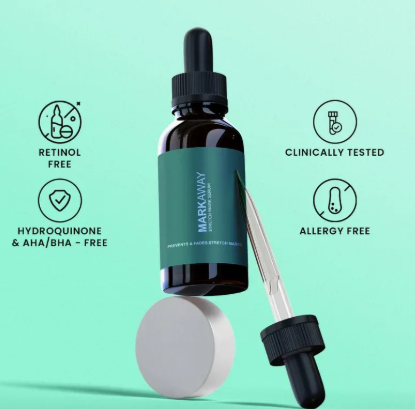 Markaway Stretch Mark Serum – Herbal Formula For Hydration, Toning & Dark Spot Correction (30ml) - Image 4