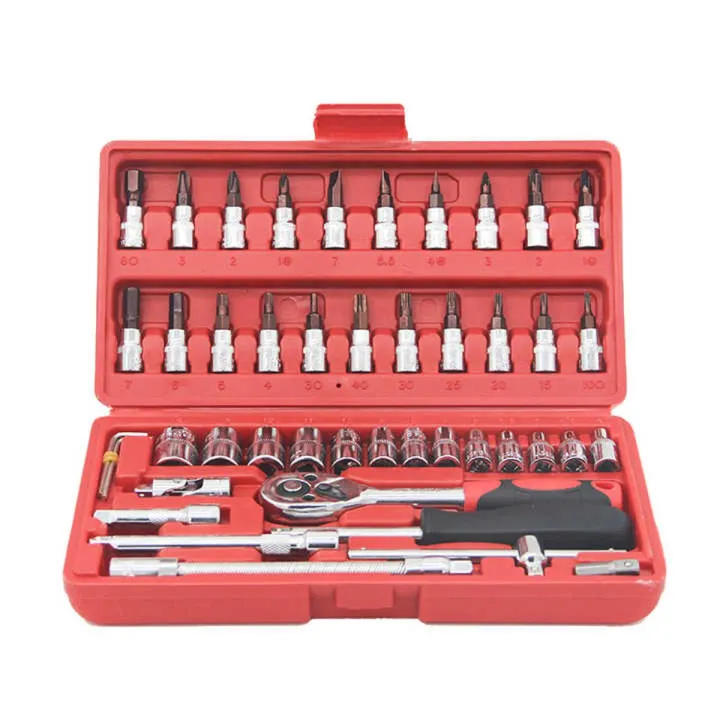 46 Pcs Toolkit for Bike Repairing, Maintenance, Home Repairs & DIY Use - Image 2