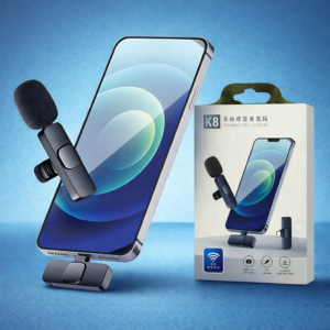 K8 Wireless Collar Microphone Type-C Supported