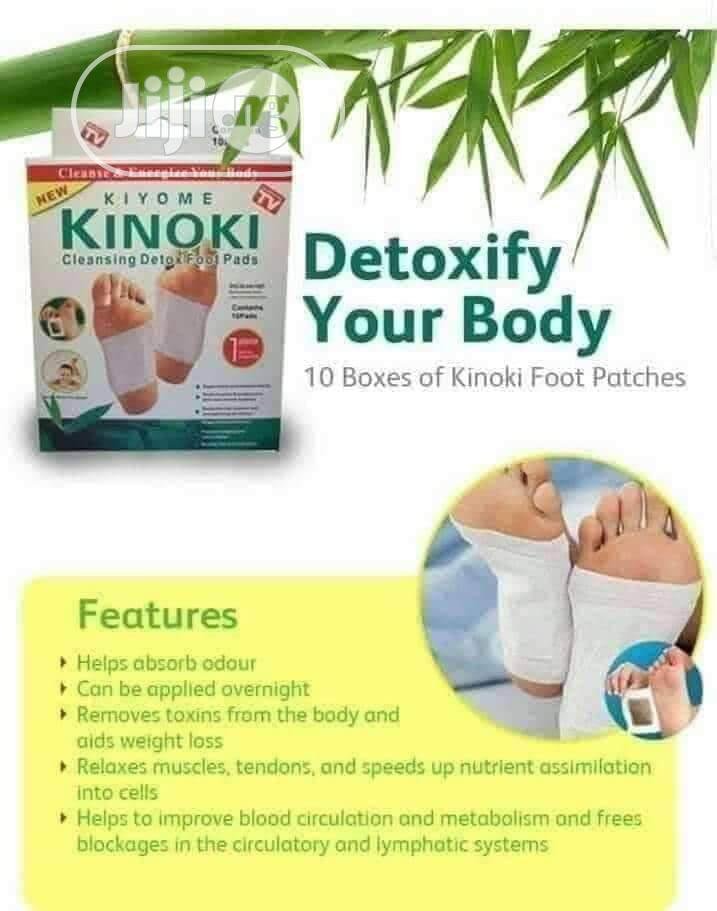 Kiyome Kinoki Detox 10 Pcs Foot Pads – Pain-Free Cleansing Patches for Night Detox, Stress Relief & Body Toxin Removal – Improves Circulation & Vital Organ Support - Image 2