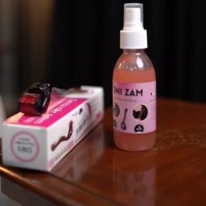 ONIZAM Hair Growth Kit(1 × 100ML OniZam Hair Growth Spray
• 1 × 0.5mm Titanium Derma Roller)