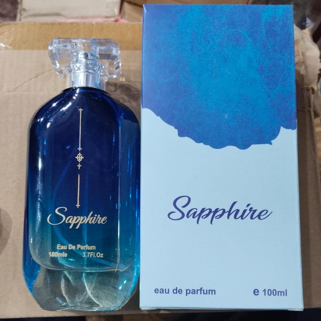 Sapphire Perfume – 100ml Long-Lasting Fragrance, Elegant Scent for Daily Wear & Special Occasions - Image 5