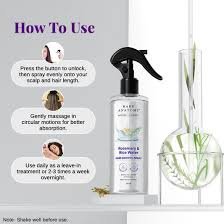 Bare Anatomy Rosemary Water Spray for Hair Growth & Thickness with Rice Water – 200ml - Image 2