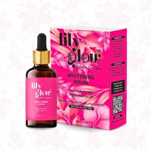 Lily Glow Whitening Serum for Face, Hands & Feet – Glutathione, Brightening Formula | For Men, Women, Oily & Dry Skin 30ml