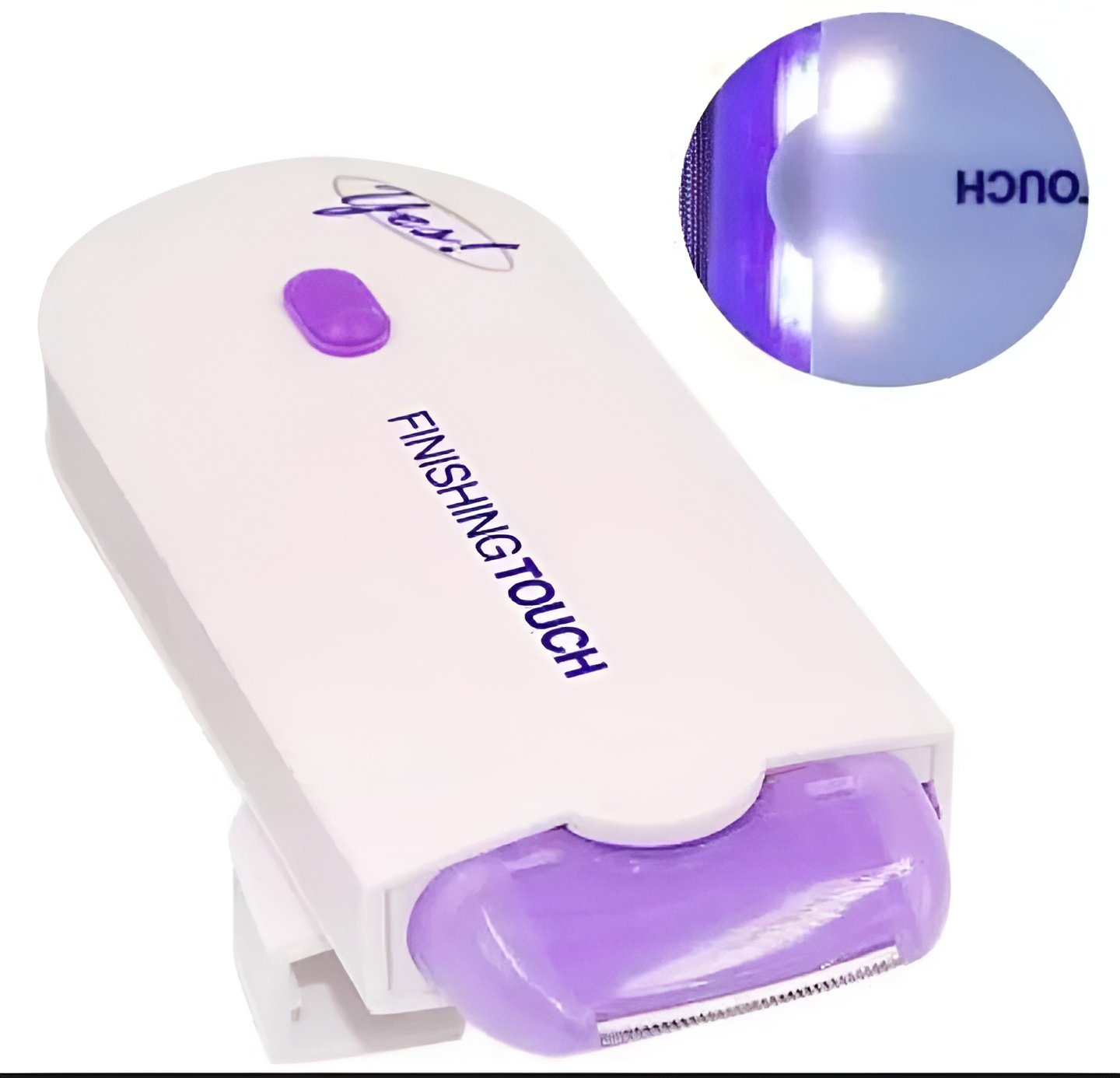 Women’s Electric Hair Remover with Advanced Sensa-Light Technology & Built-in LED Light | Safe & Painless Shaver for Face, Arms, Armpits, Legs & Full Body | Portable Lipstick-Design Razor, Washable Head, Gentle on Skin, Battery Operated - Image 3