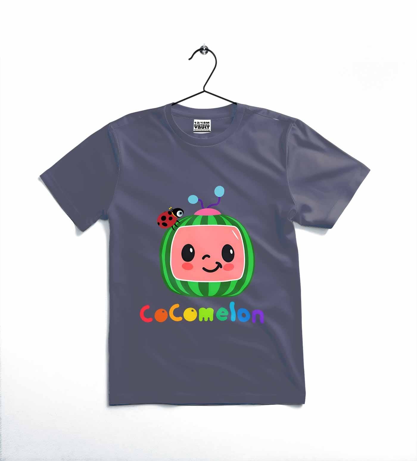 COCOMELON Printed T-Shirt | Cotton Jersey | Kids Casual Wear | Comfortable & Stylish - Image 2