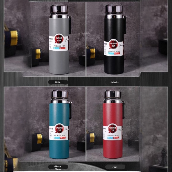 Elegant 800ml/1000ml Thermal Stainless Steel Bottle – Vacuum Insulated Leakproof Water Bottle | Random Color - Image 4