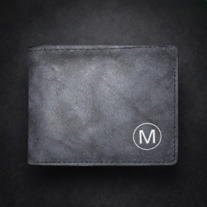 M Men's Premium Leather Wallet – Slim Bifold Card Holder & Cash Wallet | Deal Offer
