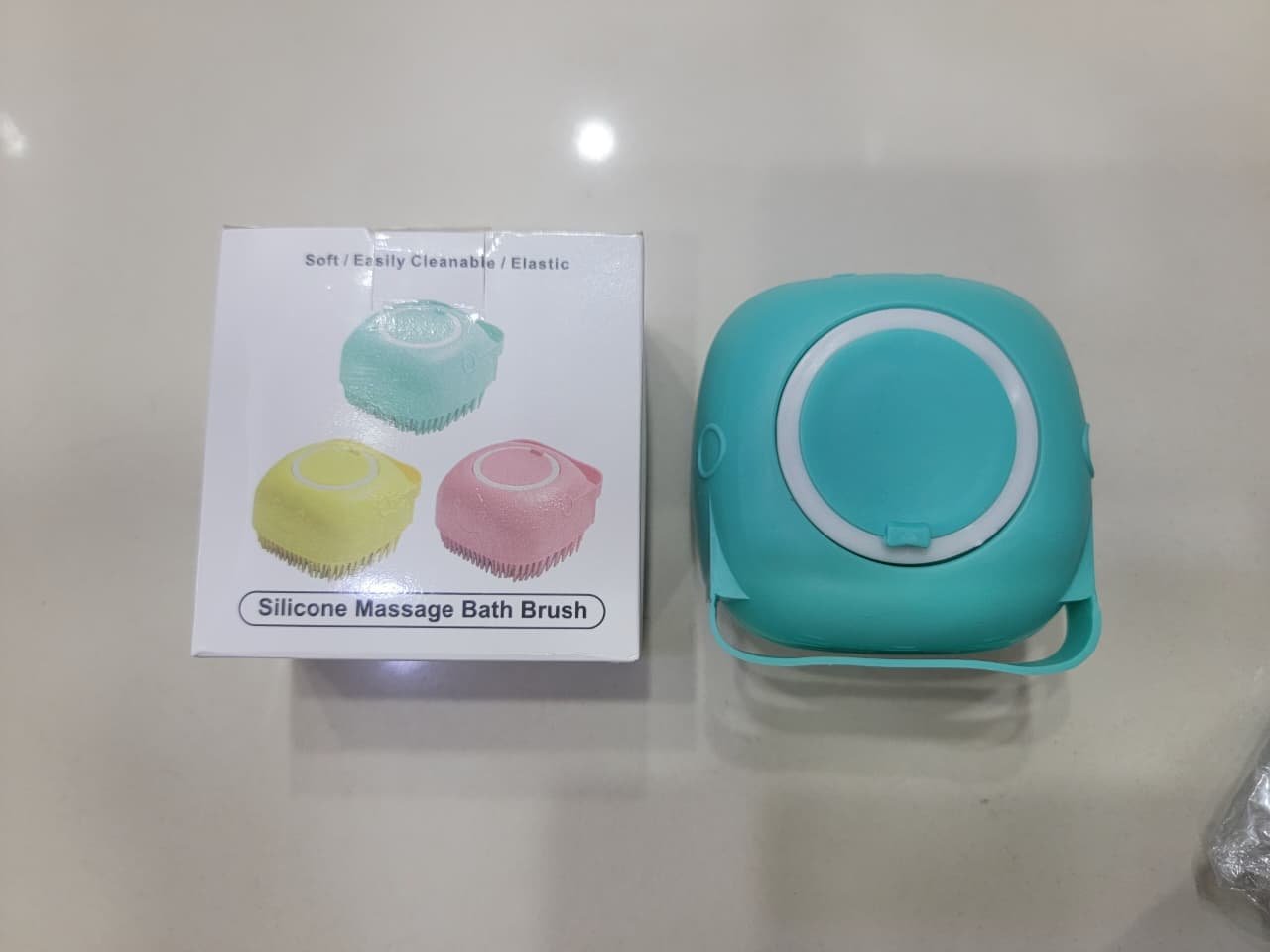 2-in-1 Silicone Bath Brush & Back Scrubber Combo Deal | Body Massage Bath Brush + Silicone Back Scrubber Belt - Image 5