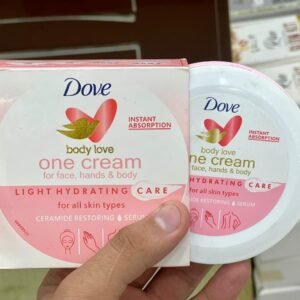 Dove Body Love One Cream – All-in-One Moisturizer for Face, Hands & Body | Deep Hydration, Soft Skin & Nourishing Daily Care ( 250 )gram