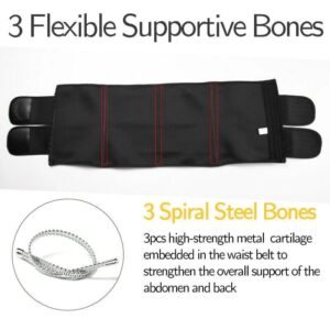 Waist Trainer Slimming Belt Body Shaper – Tummy Control & Waist Trimmer for Men & Women