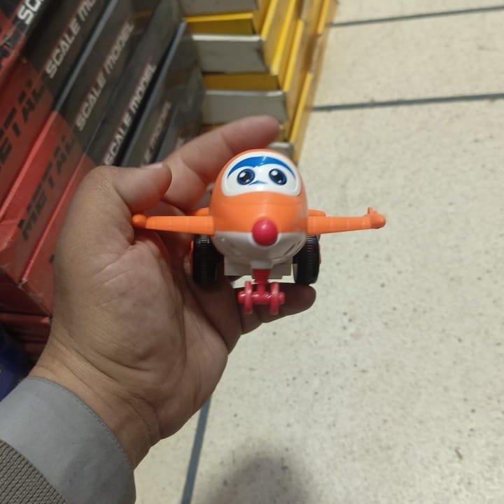 Transforming Aeroplane Friction Toy For Kids With Quick Character Change High Quality Abs Material And Fun Play (Random Color) - Image 4