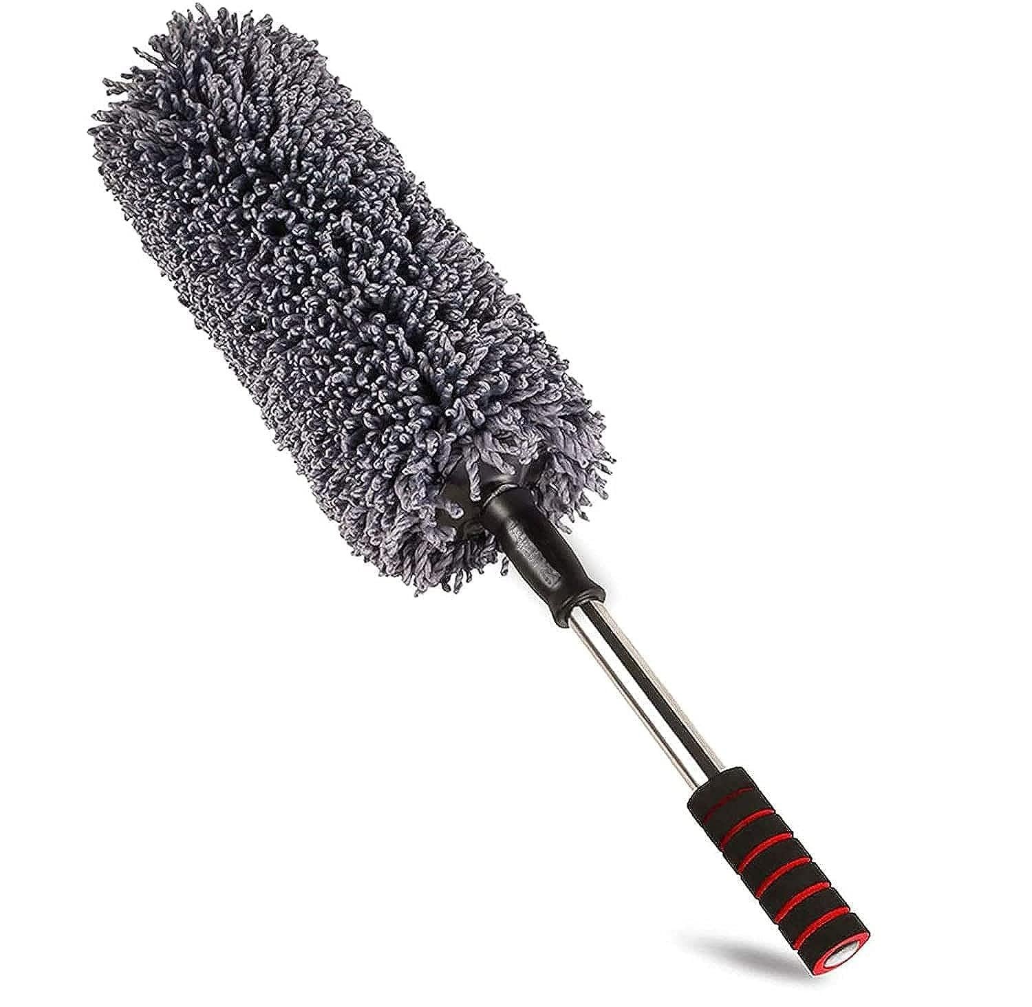 Premium Microfiber Car Duster Kit with Telescopic Handle – Scratch-Free Interior & Exterior Cleaning Brush for Cars, SUVs, Trucks & Home Use - Image 2