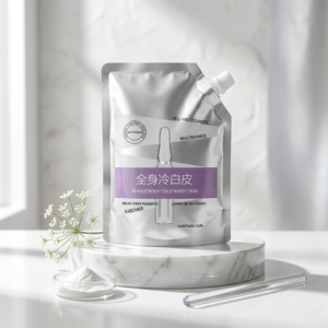 Whole Body Cold White Skin Brightening Body Lotion – Deep Whitening Cream Spout Pouch