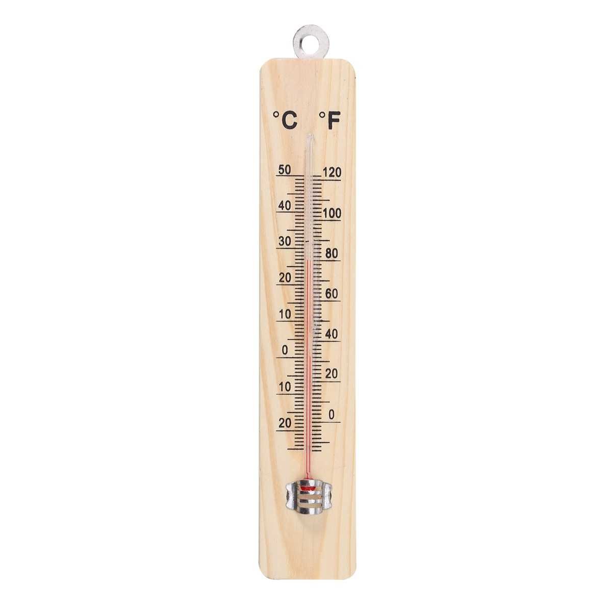 Wall Thermometer Wood Room Temperature Meter Durable Reliable Easy To Read Practical Choice For Home Office Garden And Laboratory Use