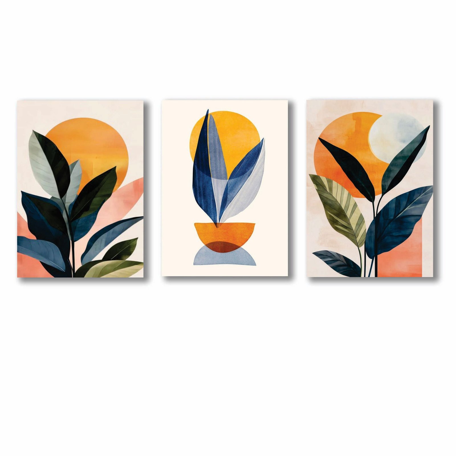Set of 3 Premium Wall Art Photo Tiles – Modern Home Decor Sets 8x11 - Image 2