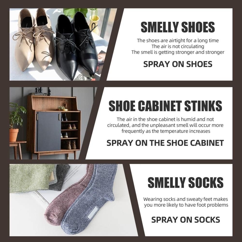 Footwear Deodorant Spray Shoe Deo Odor Control Fresh Spray (100ml) - Image 2