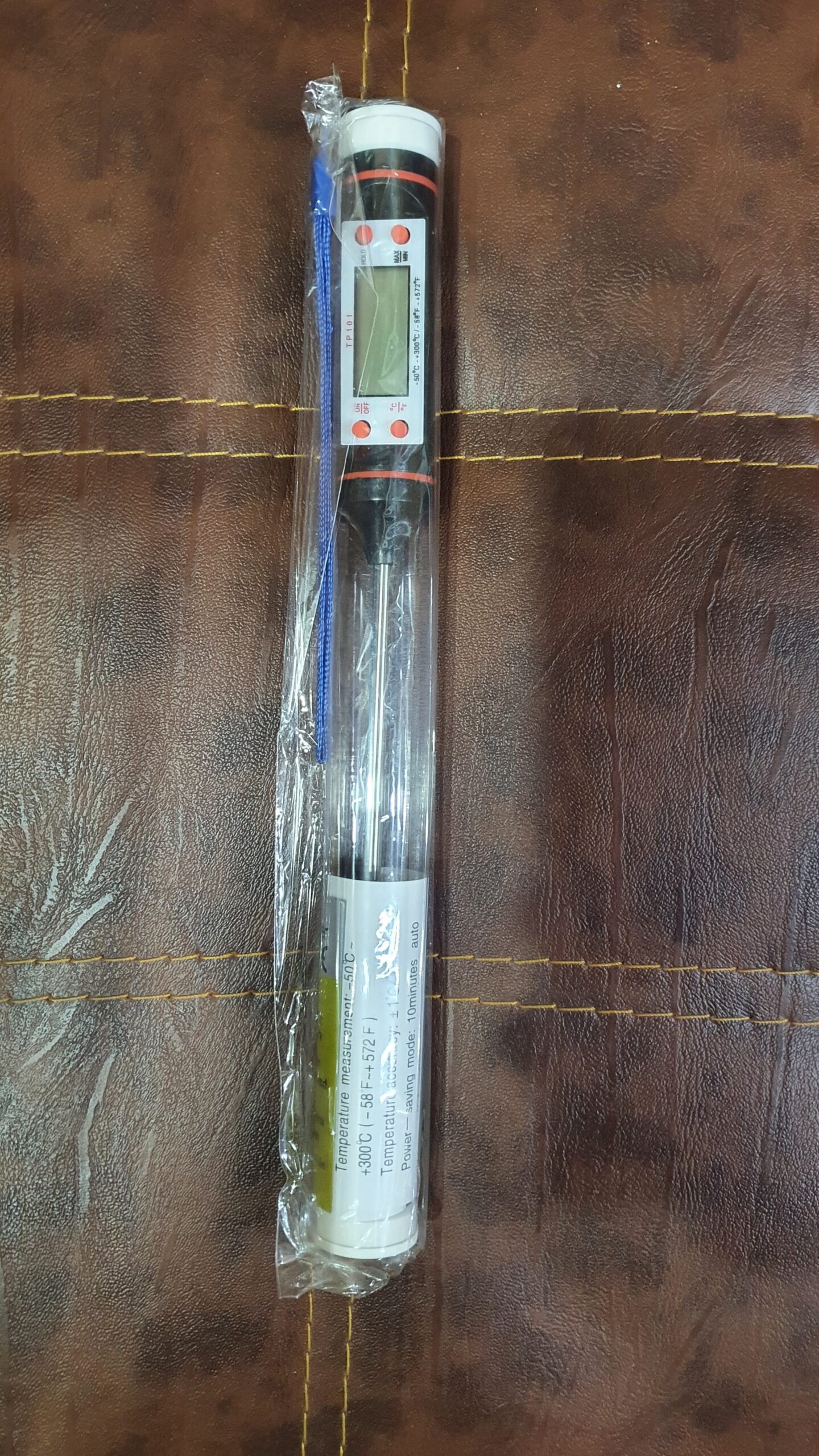 TP101 Digital Food Thermometer with Stainless Steel Probe | Kitchen BBQ Meat Cooking Baking Milk Oil Water Temperature Meter - Image 4