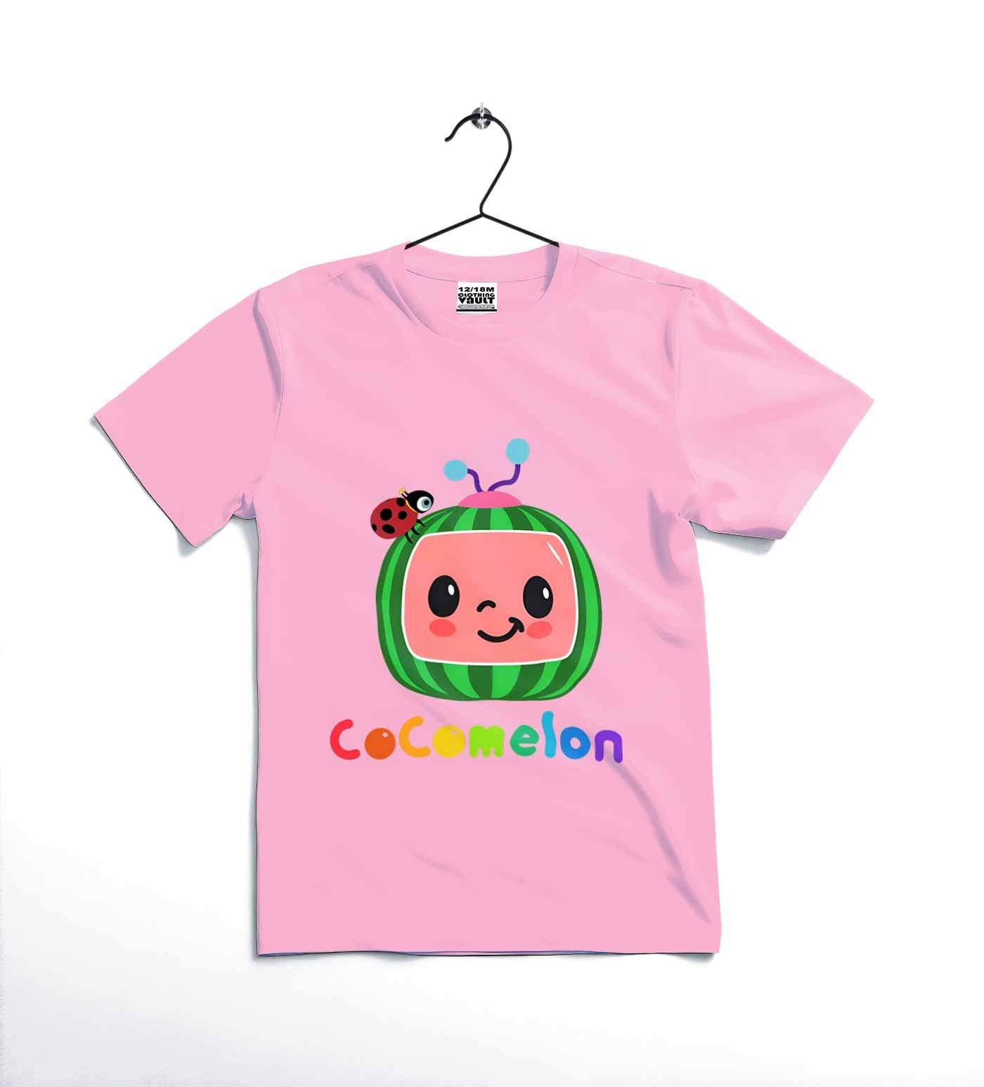 COCOMELON Printed T-Shirt | Cotton Jersey | Kids Casual Wear | Comfortable & Stylish - Image 4