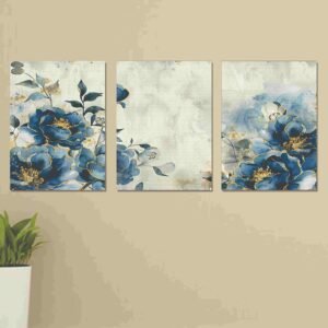 Set of 3 Wall Art Wooden Phototile Frames for Wall Decor