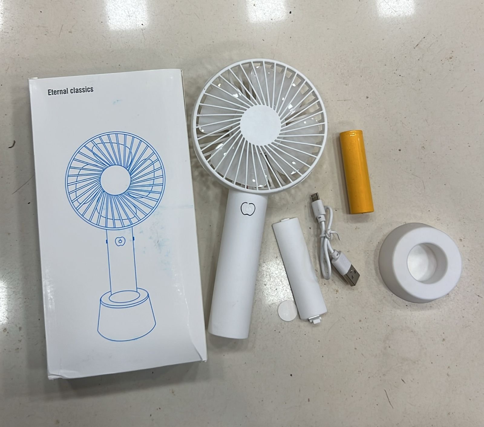 Eternal Classic Portable USB Mini Fan Air Cooler Rechargeable Handheld Bladeless Fan | Multiple Colours - Image 5