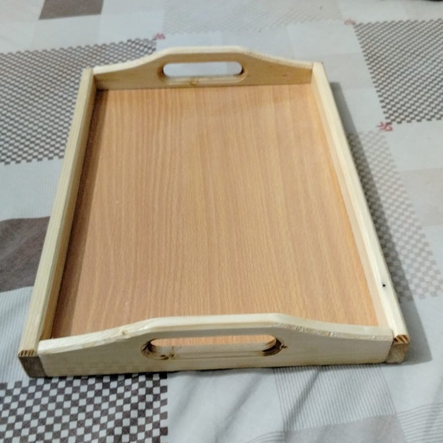 Wooden Serving Tray – Natural Wood Multipurpose Serving Tray – Premium Quality - Image 5