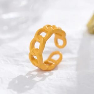 BRJ-180 Metal Funky Korean Rings – Trendy Fashion Jewellery, Stylish Accessory for Women and Men