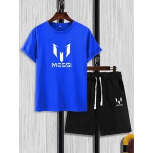 Printed Half Sleeves Cotton Jersey Summer Tracksuit for Boys, – Soft and Comfortable Fabric Summer T-Shirt and Shorts Set