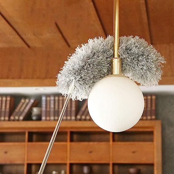 Extendable Telescope Microfiber Duster Long Handle For Cleaning Dust, Dirt And Stains Fan duster high quality - Image 5