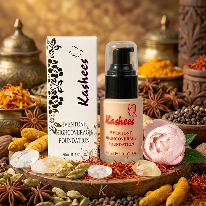 Kashee’s Eventone High Coverage Foundation 30ml Long Lasting Smooth Finish Makeup - Image 3