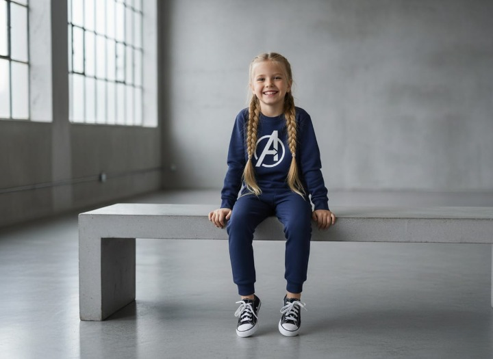 Avenger Printed Sweatshirt & Pajama Trouser Tracksuit for Kids | Winter Warm Fleece Clothing Set Outfit for Boys & Girls | FOR BABY AND KIDS - Image 2
