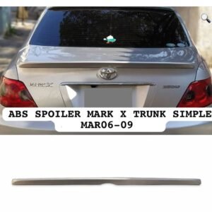 ABS Rear Trunk Lip Spoiler for Toyota Mark X (2004–2009 Models) – Simple Flush Profile
