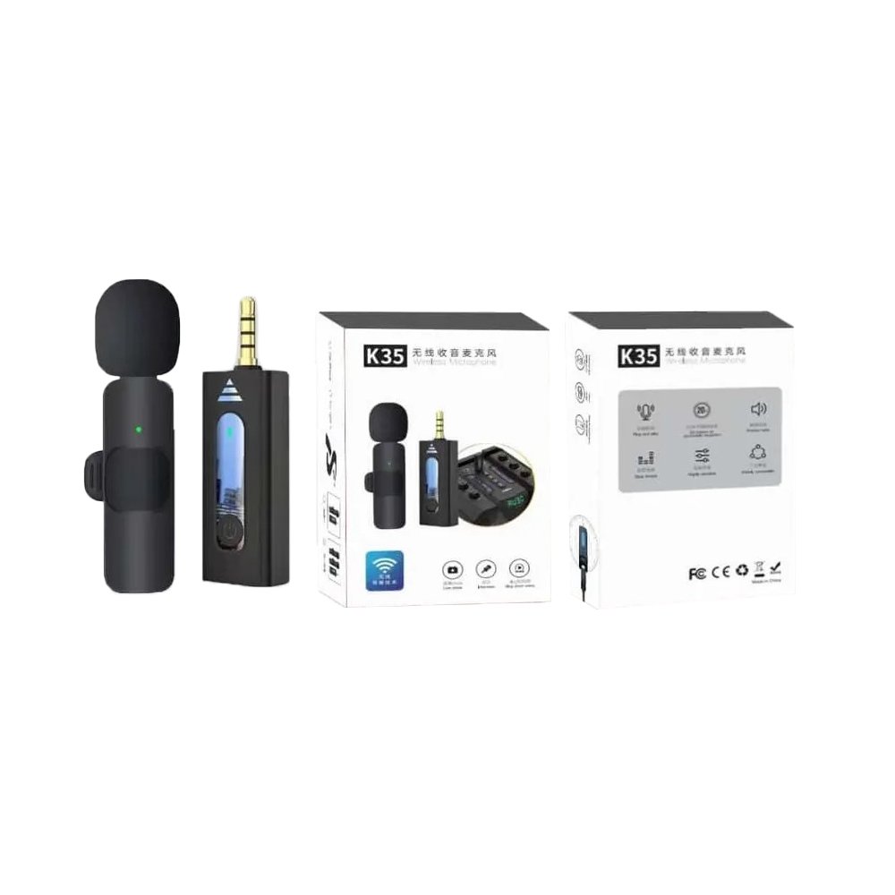 K35 High Quality Collar Wireless Single Microphone - Electronic Accessory Designed For Audio Recording And Daily Streaming Routine - Image 3