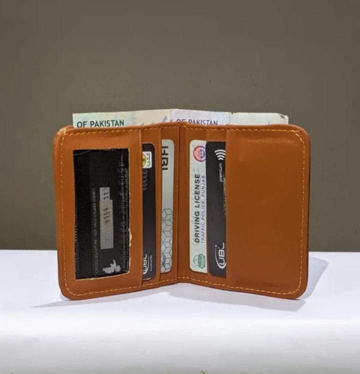 Men's Premium Leather Bi-Fold Wallet | Slim Card Holder with Cash Compartments | MultiColor - Image 3