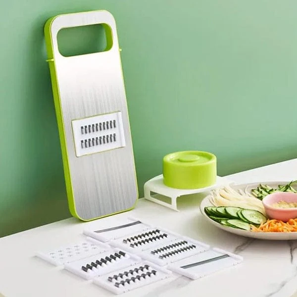 5in1 Vegetable Cutter | Multifunctional Stainless Steel Vegetable Cutter & Slicer | Kitchen Tool - Image 4